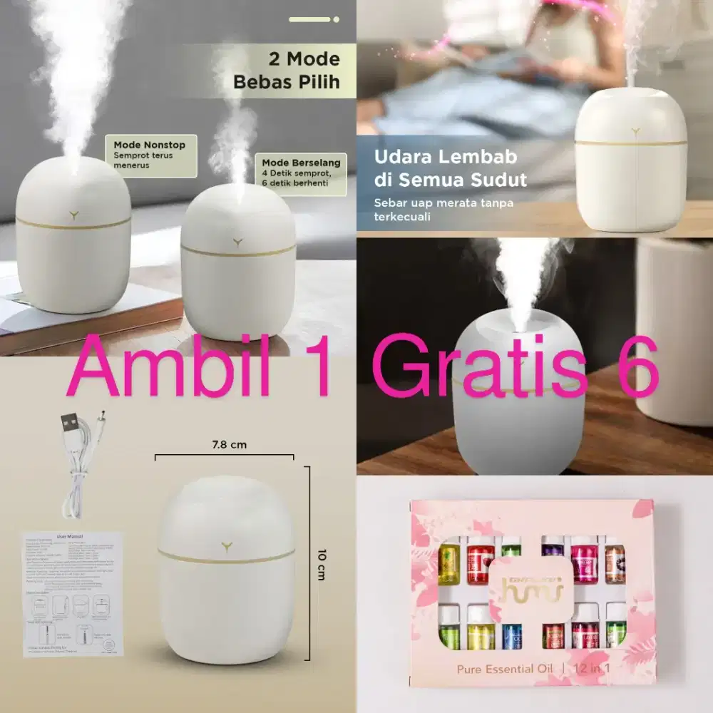 Beli 1 gratis 6 pcs minyak aroma
