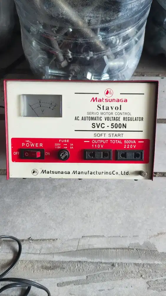 STABILIZER LISTRIK MATSUNAGA STAVOL SVC-500N
