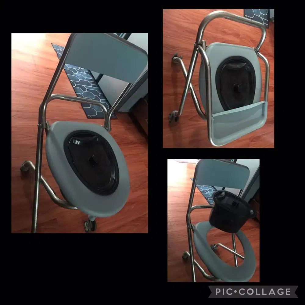 LG kursi toilet lipat untuk orang tua/ibu hamil