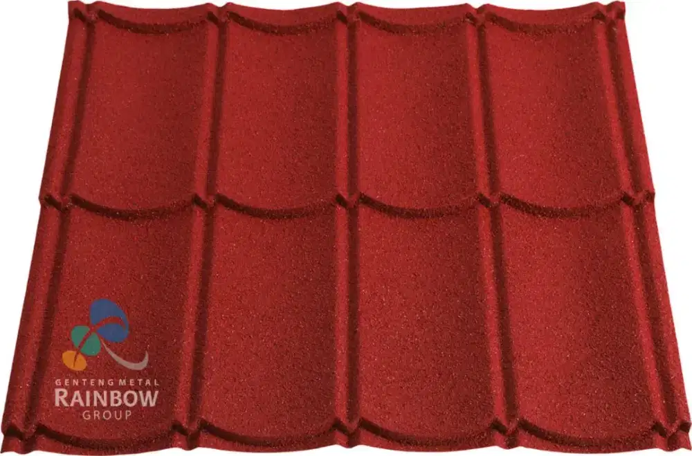 Genteng metal rainbow arista 2x4 tebal 0.30 mm
