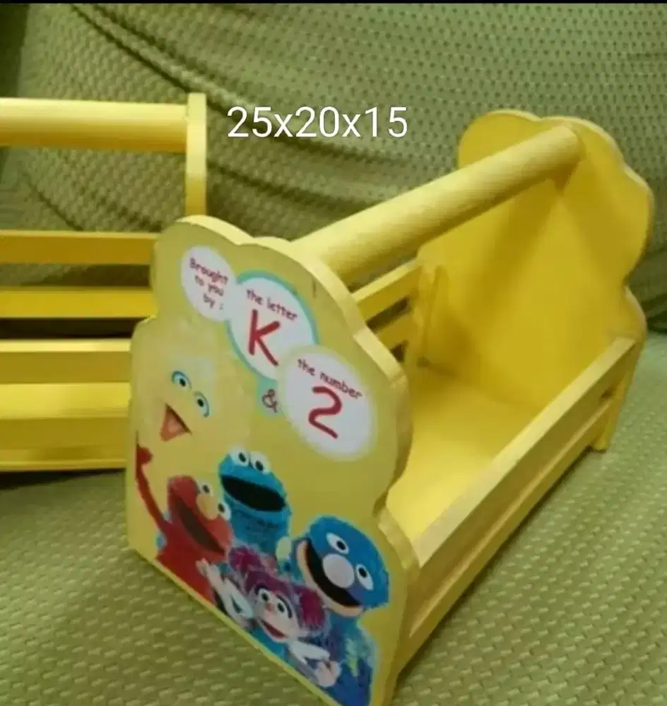 Kotak kayu serbaguna tempat wadah penyimpanan