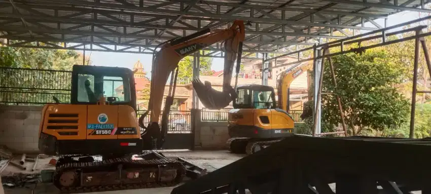 Excavator Mini Sany SY55C th 2019 harga 360jt NEGO