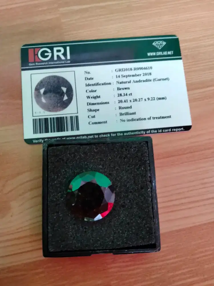 Natural garnet bacan ruby safir emerald pirus perak