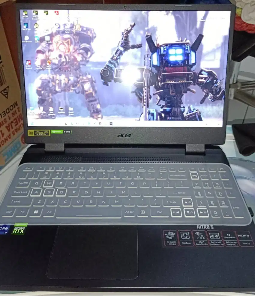 Laptop Nitro 5 (Core i9 RTX3060)_Anti Gores Body & Layar Terpasang