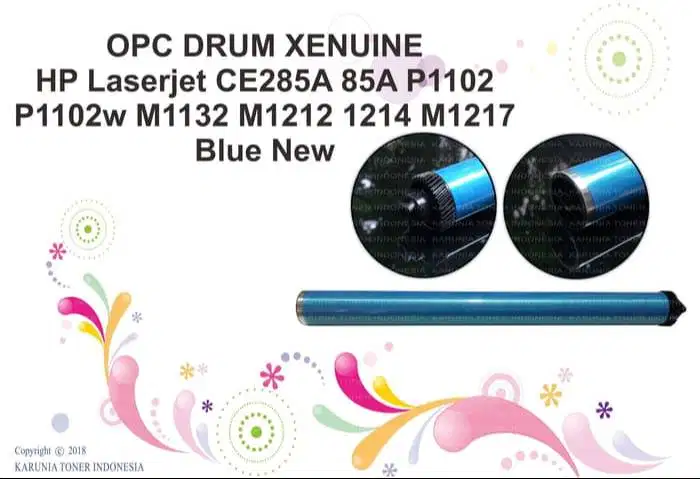 OPC DRUM XENUINE HP Laserjet CE285A 85A P1102 P1102w M1132 M1212 Blue