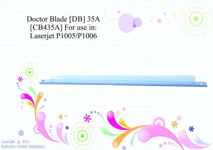 Doctor Blade [DB] 35A [CB435A] For use in: Laserjet P10 Berkualitas