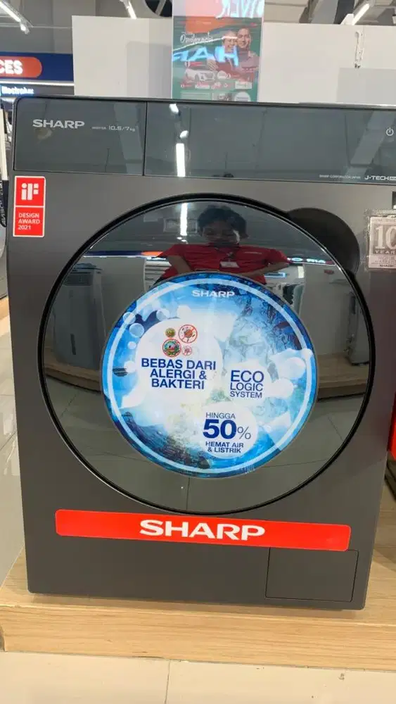 MESIN CUCI SHARP cicilan tanpa kartu kredit