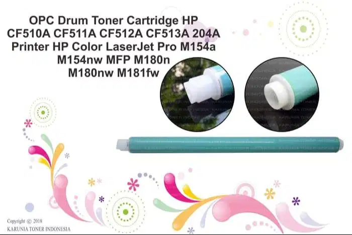 OPC Drum HP CF510A CF511A CF512A CF513A 204A M154a M154nw M180n M181fw