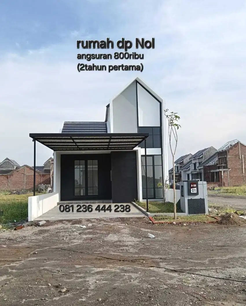 Rumah tanpa Dp tanpa biaya2 Angsuran ringan