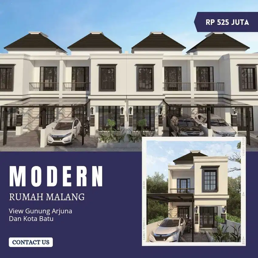 Dijual Rumah Villa Malang Karngploso dekat kota baytu