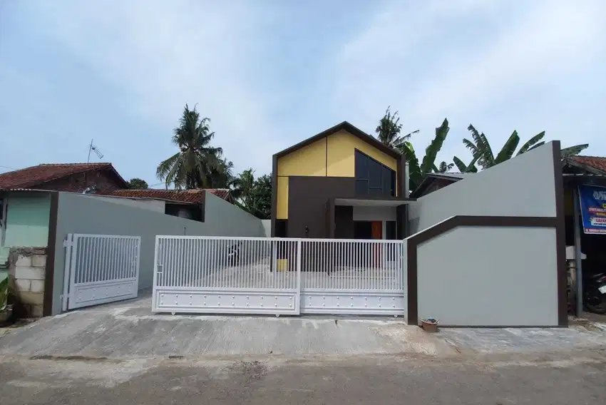 Rumah Bangunan Baru Model Skandinavian Dekat RS Margono