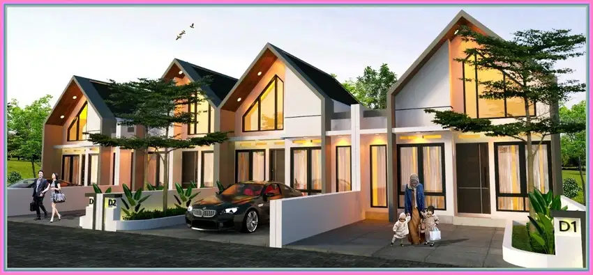 Rumah Dijual Sleman One Gate Sistem Dekat Kampus UMY Scandinavian