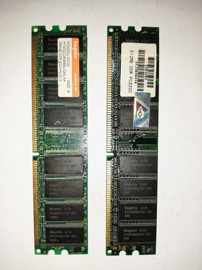 Ram DDR1 256mb 512mb
