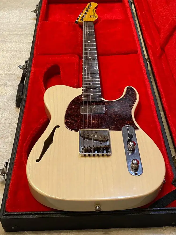 G&L Tribute ASAT Classic Bluesboy Semi-Hollow Blonde