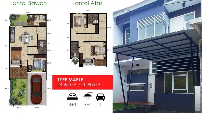 Rumah Luas di akses Bintaro BSD