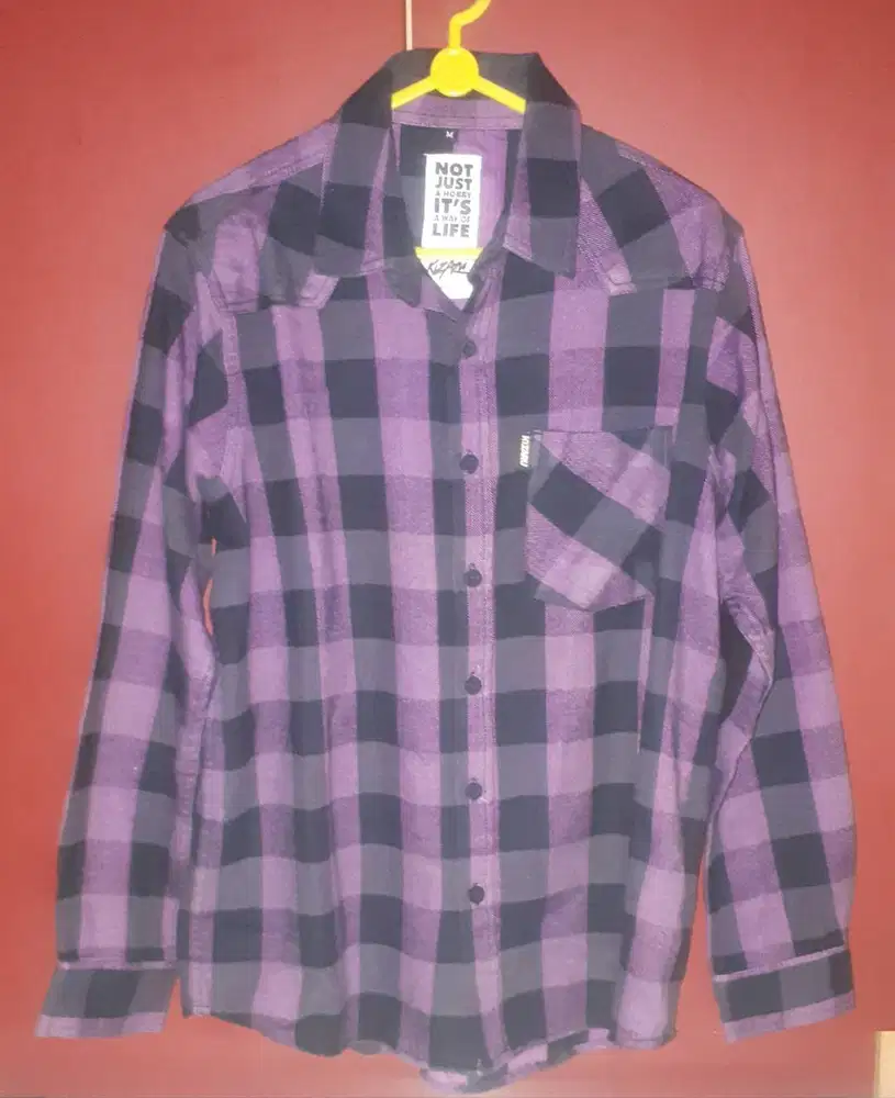 Baju Flanel Lengan Panjang Kizaru ( BARU ) Size M