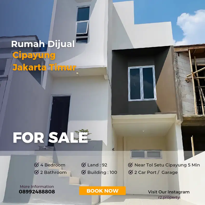Rumah Dijual di Jakarta Timur Cipayung