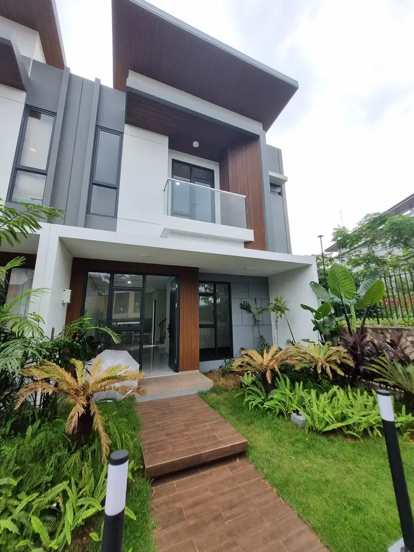 DIjual rumah baru indent 18 bln di jln.aria putra serua indah ciputat