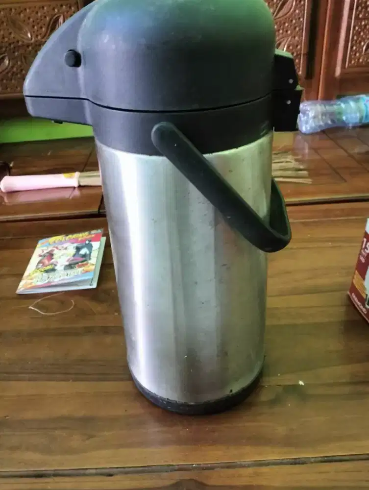 Jual termos pot pompa air panas zojirushi stainless 2.5liter.