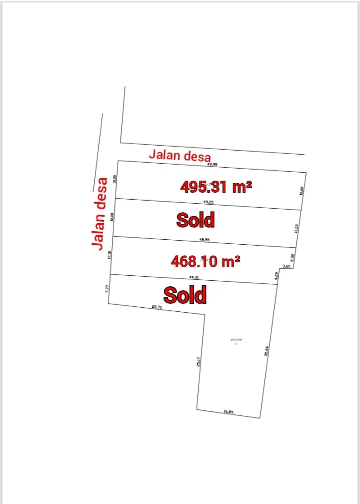 JUAL TANAH PASIRHARJO TALUN BLITAR
