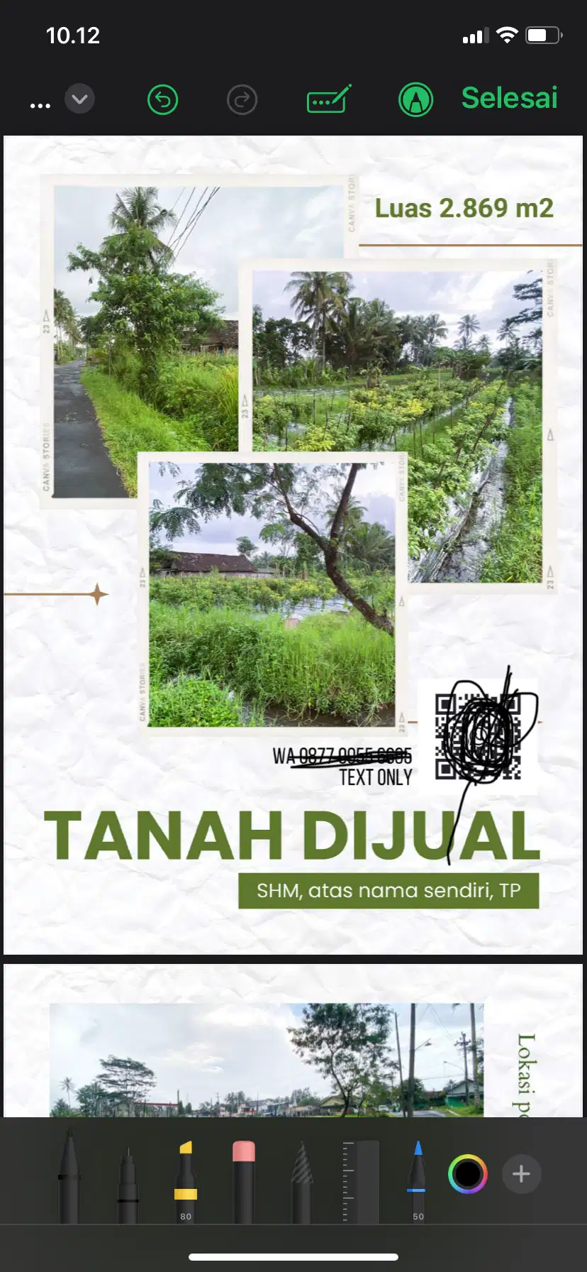 DiJual Tanah Pekarangan Luas di Pakem Turi Sleman