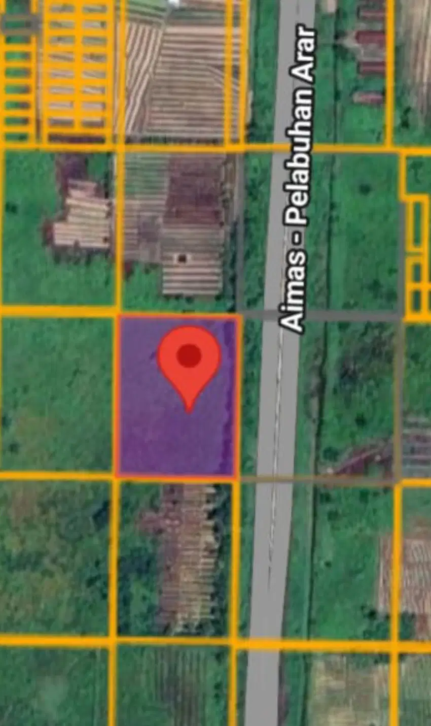 Jual Tanah di Kab.Sorong Jln.Kntener  1,5 H