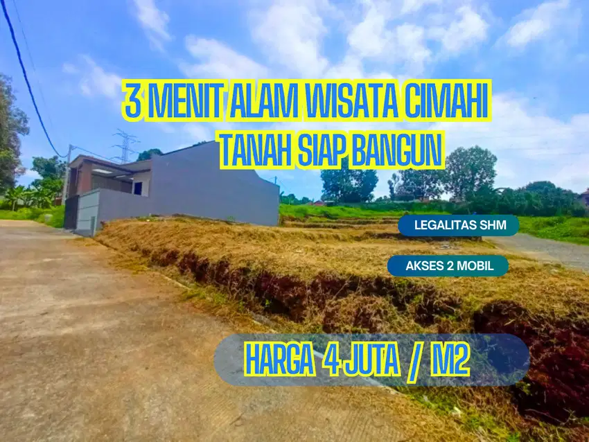 Tanah Siap Bangun Areal Cimahi 3 Menit Alam Wisata Cimahi