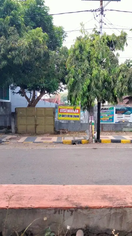 Disewakan Tanah Kosong jl. Trunojoyo Madiun Jatim