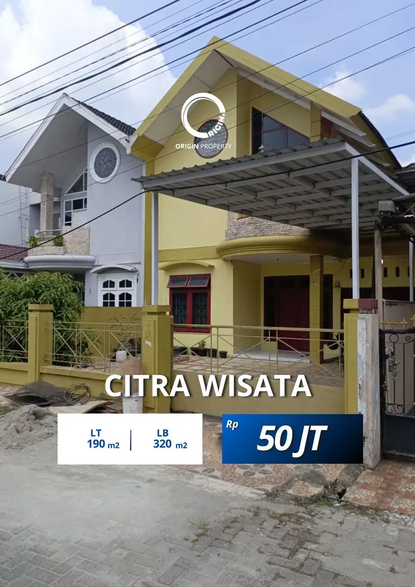 Disewa Rumah Komplek Citra Wisata Jalan Citra Wisata Medan Johor