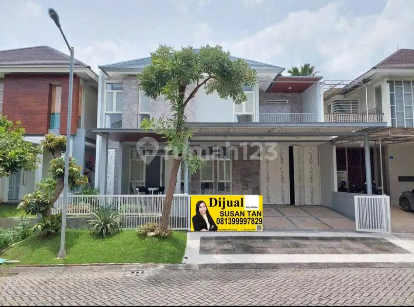 Dijual Rumah Citraland Waterfront Baru Full Furnish