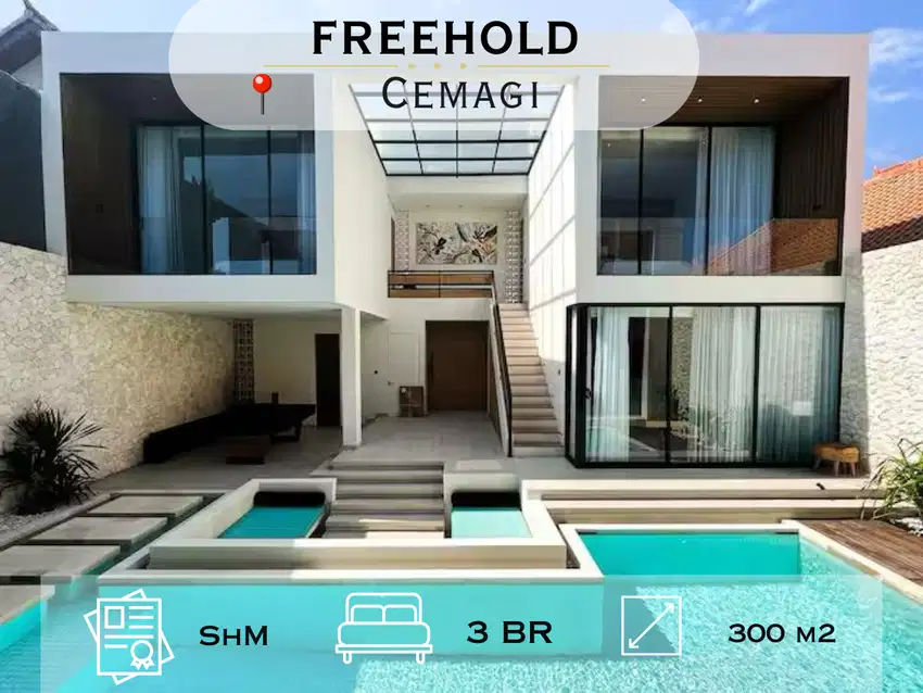 Architectural Gem with Private Pool , 500m from Cemagi Beach