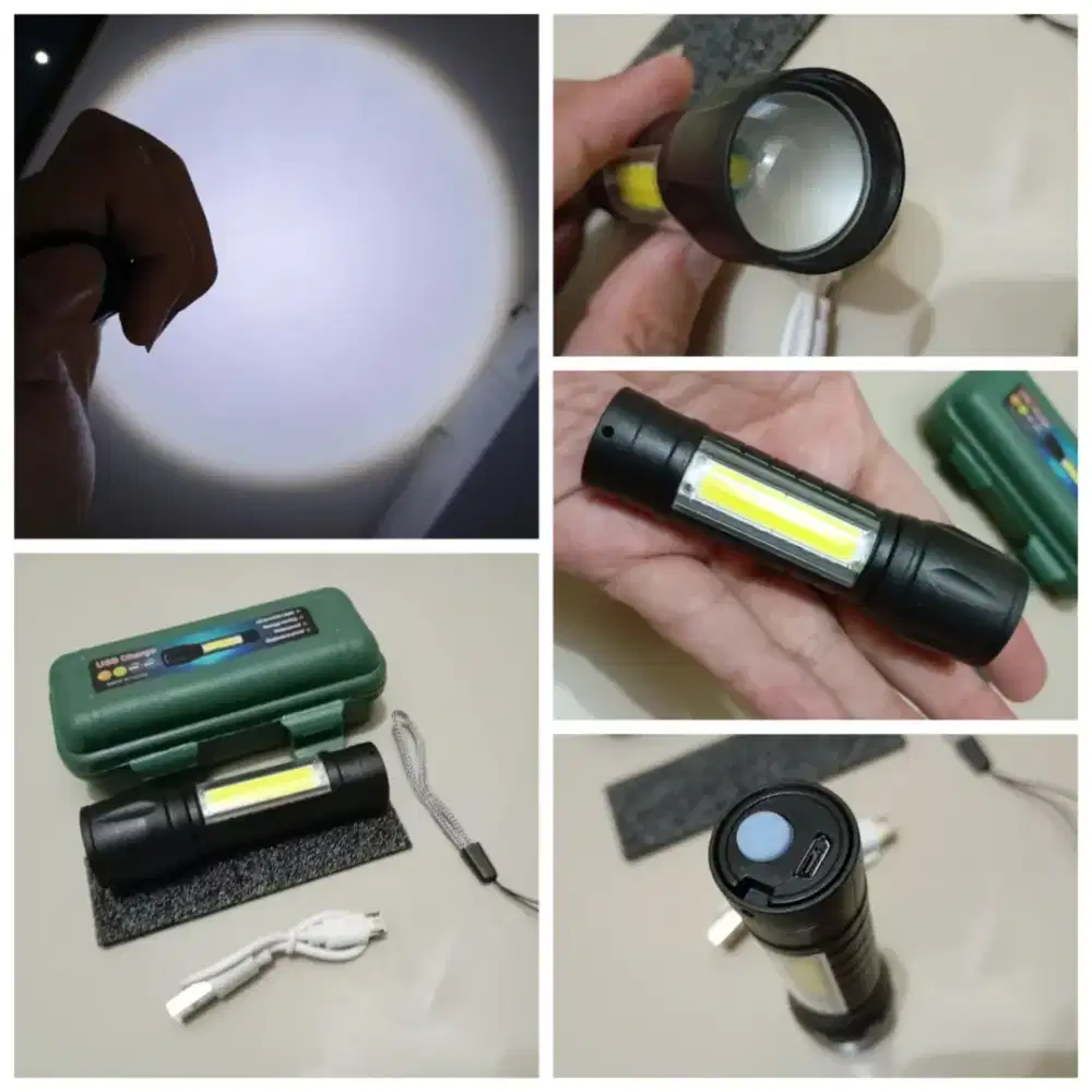 Senter Mini Pocket 3 in 1