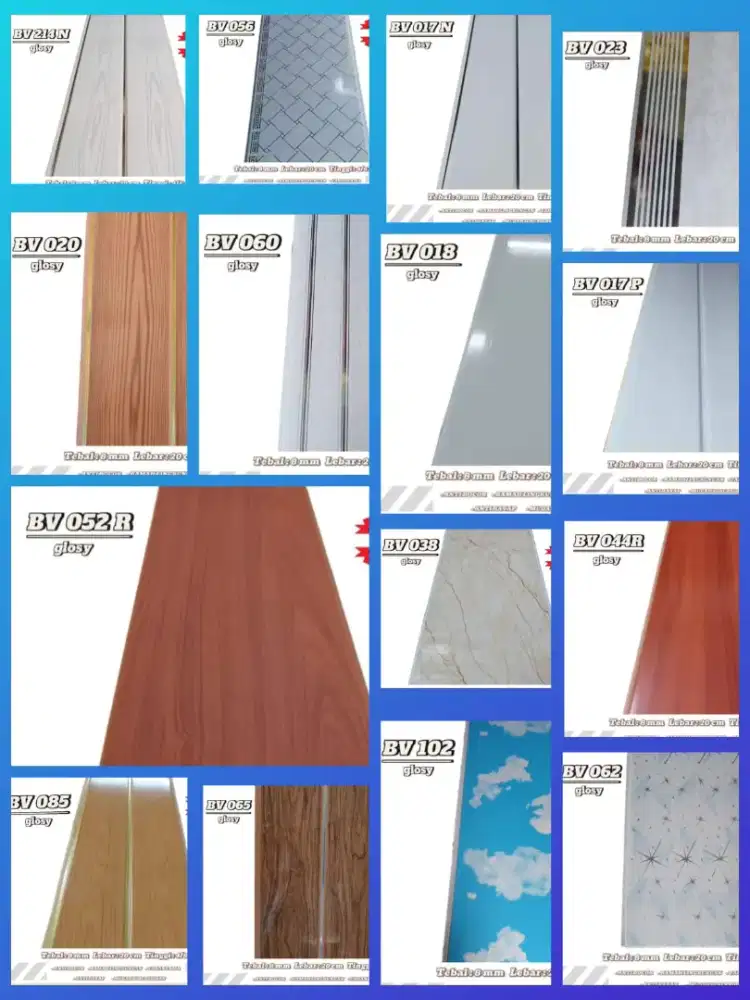 Pvc plafon dan interior rumah