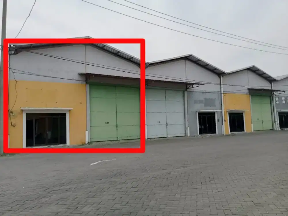 Dijual gudang siap pakai lokasi meiko 5