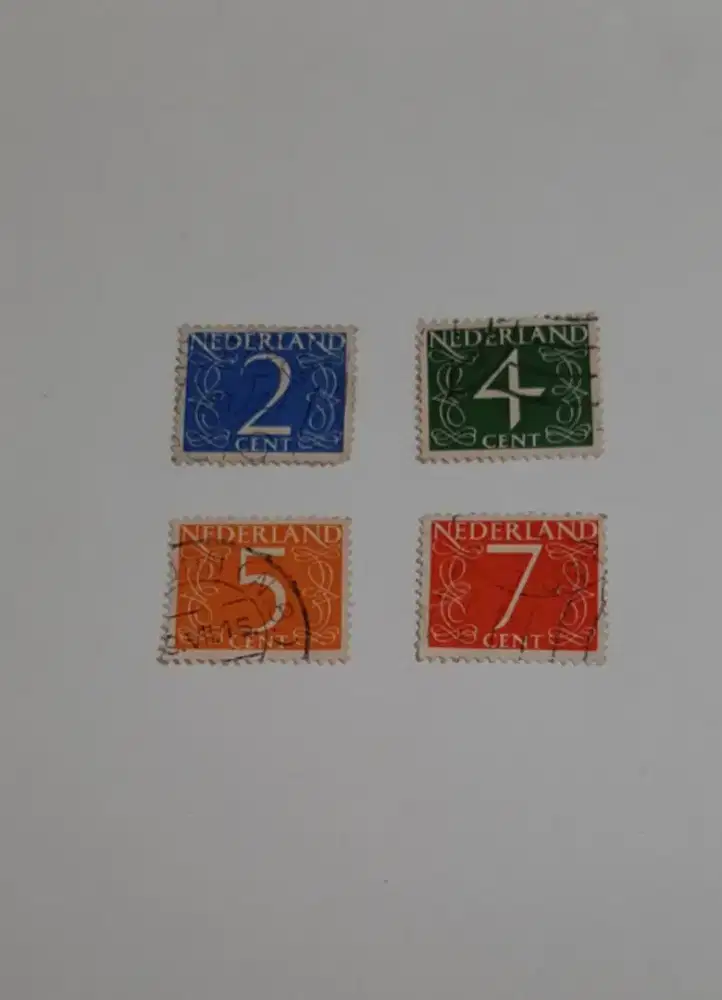 Perangko Langkah Nederland Sen