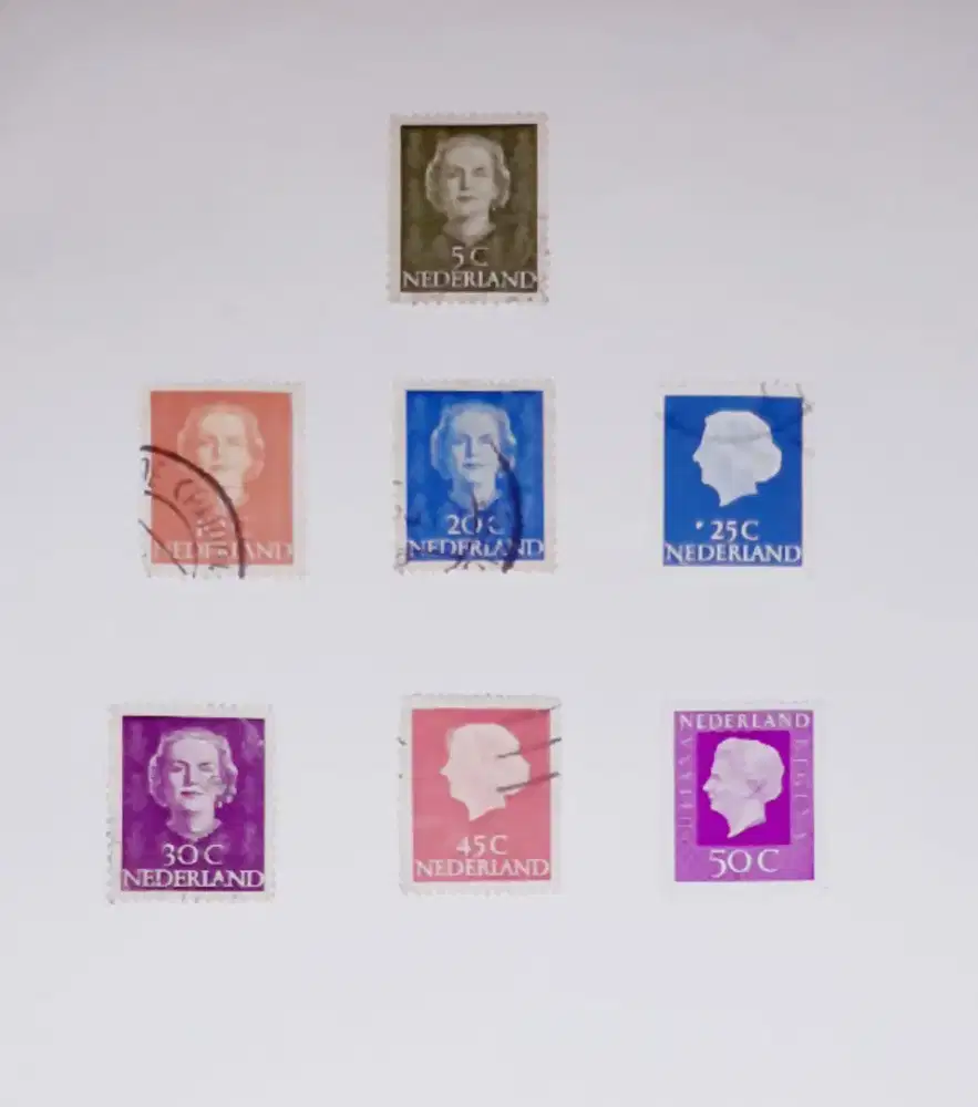 Perangko Langka  Nederland Orang