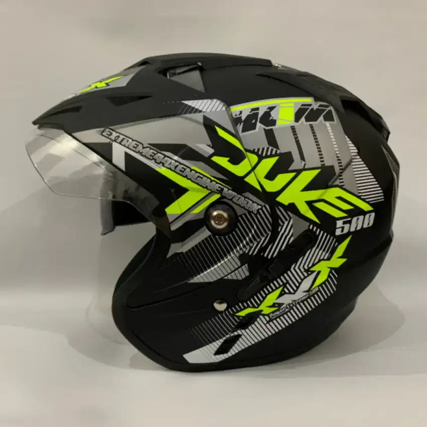 Helm Half Face JP7 Double Visor