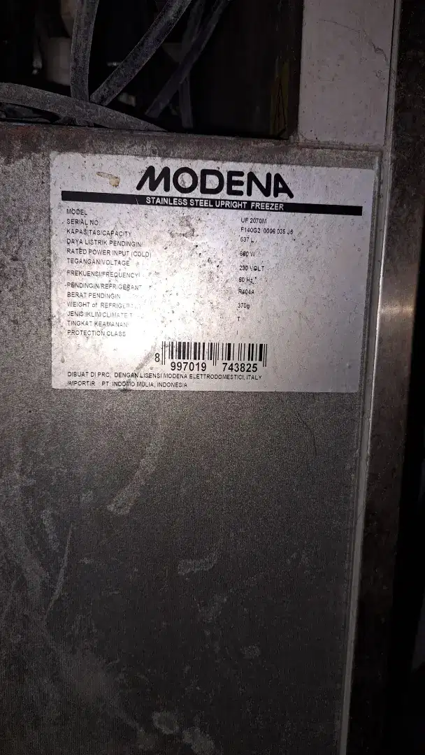 Upright Freezer Modena