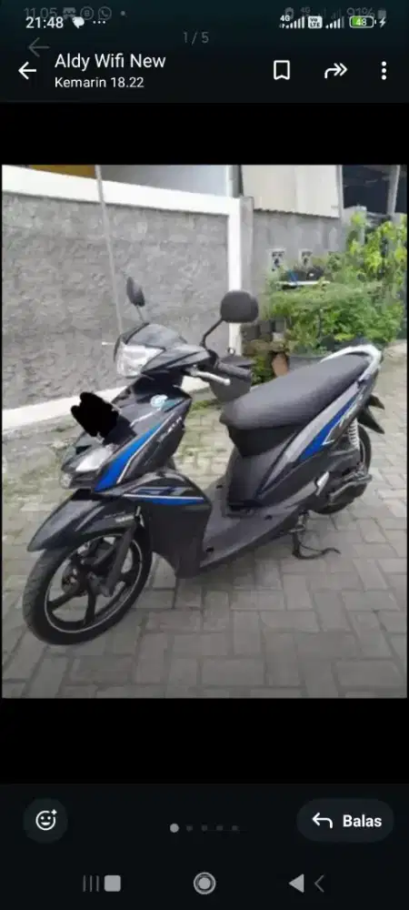 Jual motor plat s lokasi Kediri kota
