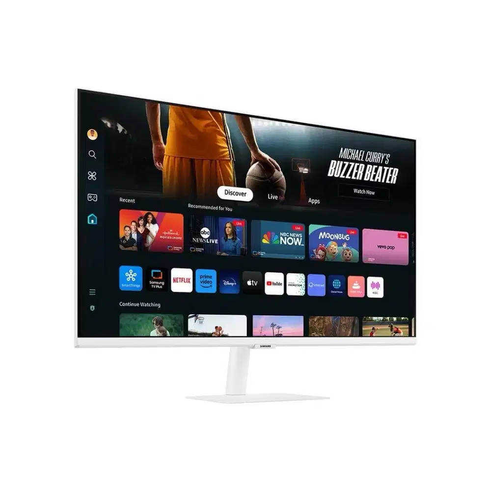 Samsung Smart Monitor M7 White 32 M70D VA 60Hz 4K UHD USB-C Speaker