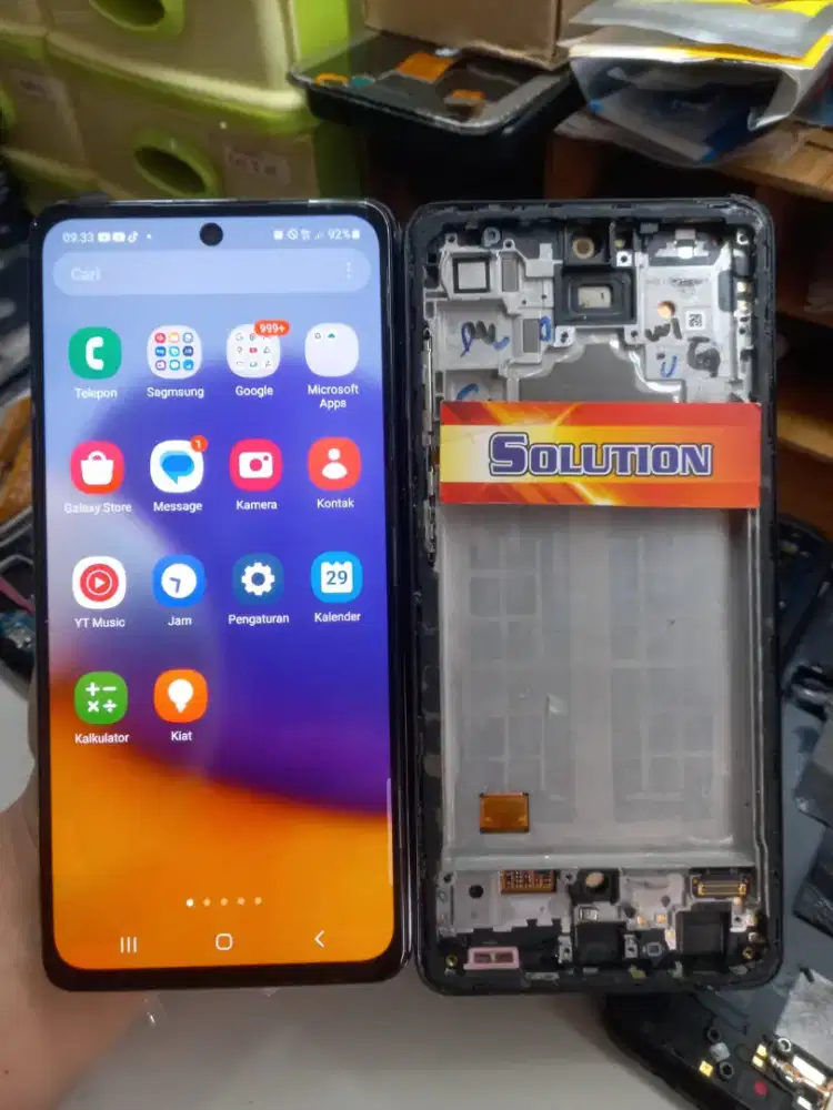 LCD TOUCHSCREEN SAMSUNG A72 ORI OLED + PASANG