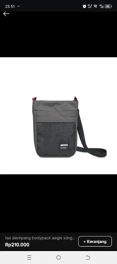 Bodypack Sling Bag - Khaki Colour