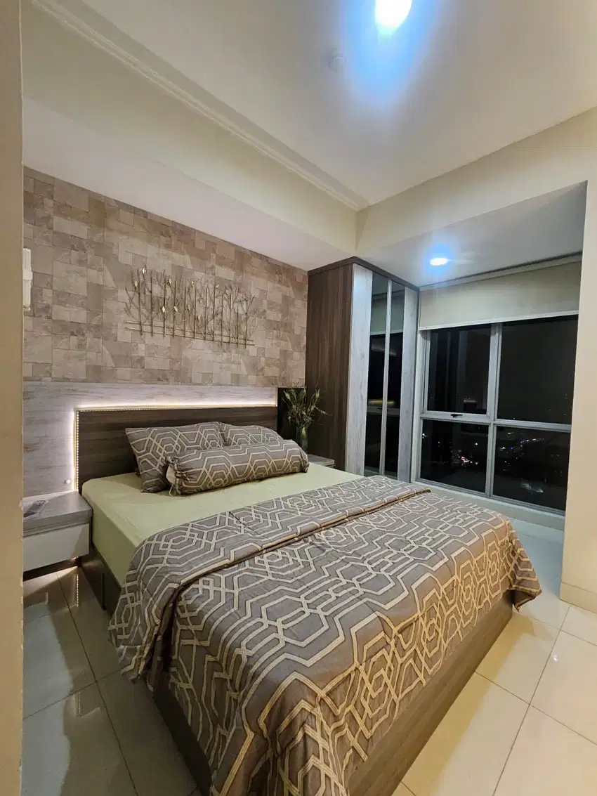 The Mansion Kemayoran Bougenville Emerald 2BR Interior Design