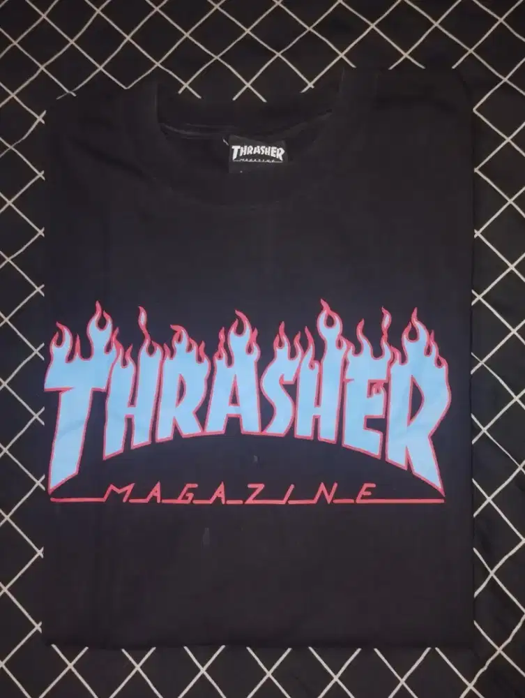 THRASHER BLUE FLAME