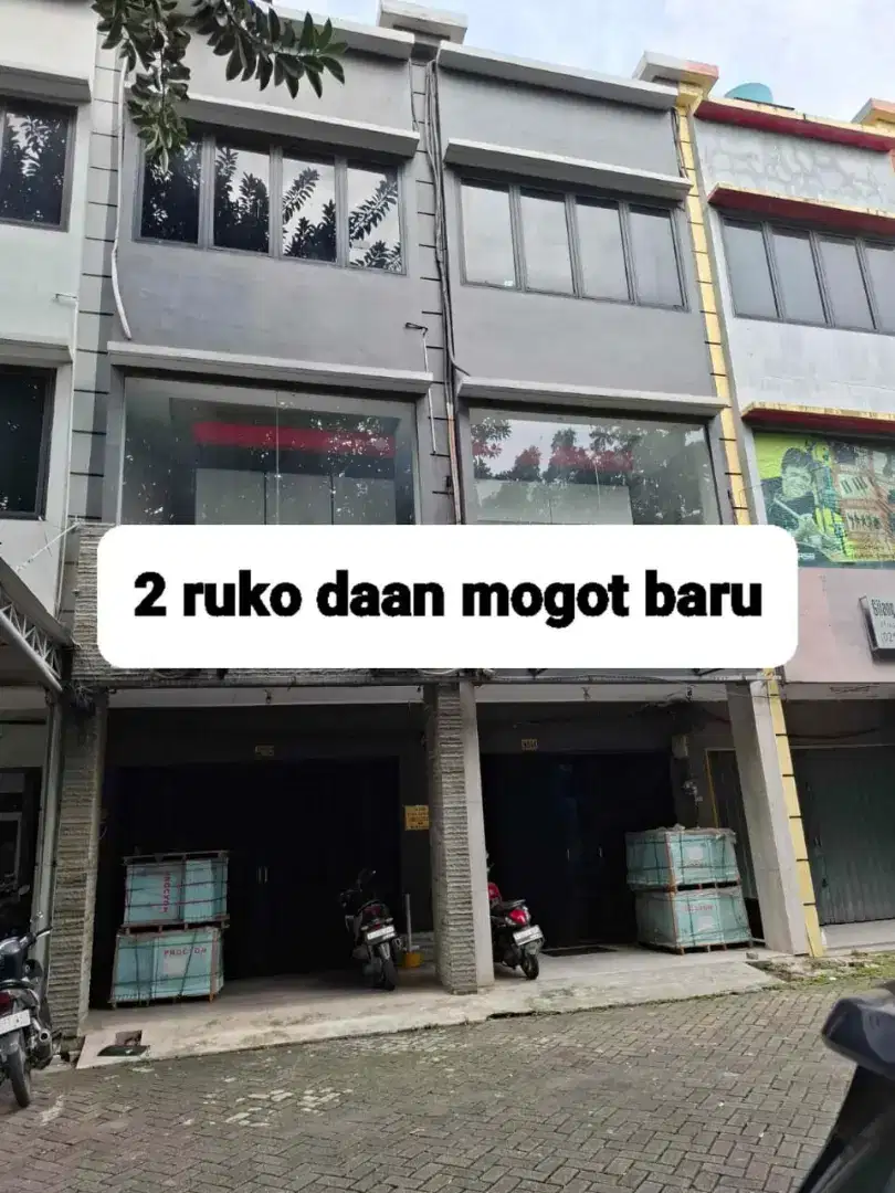 Dijual ruko gandeng 2 plong hdp utara daan mogot baru