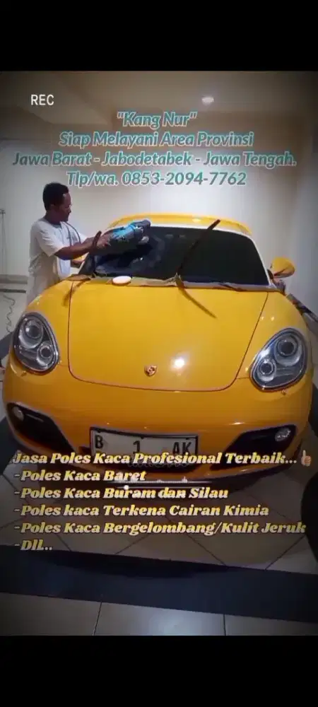 Salon mobil dan Poles kaca Baret Panggilan