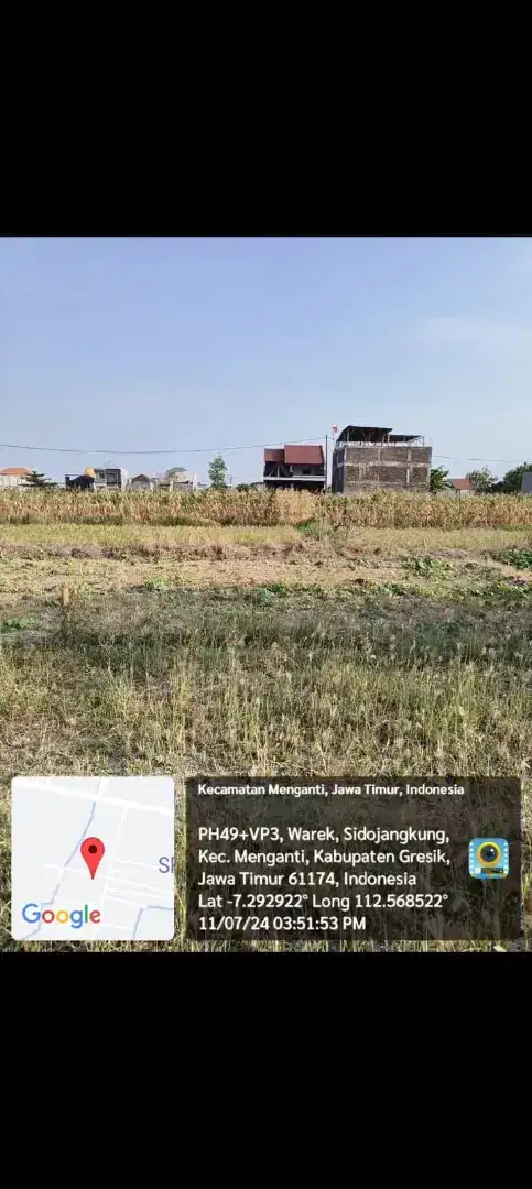 Tanah kavling menganti