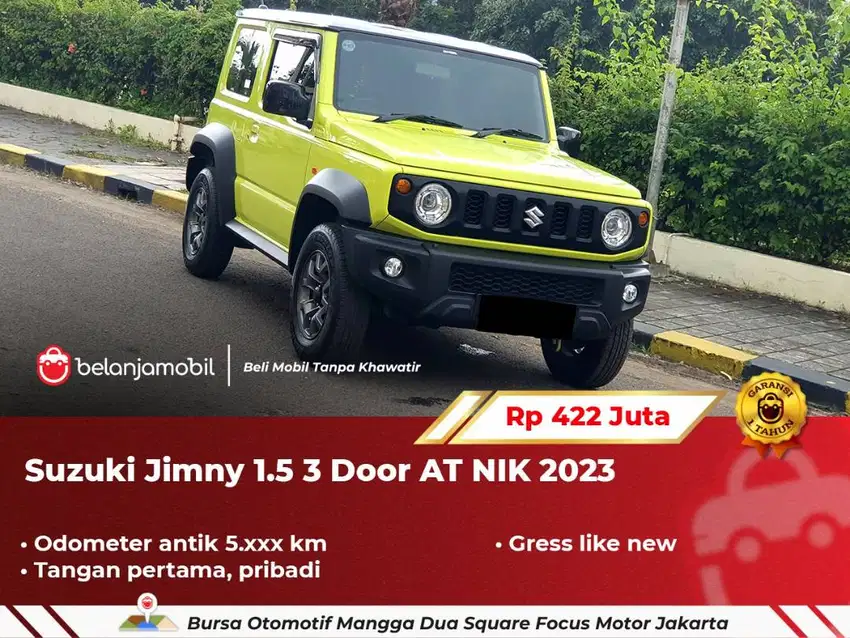 [ KM ANTIK 5RB ] Suzuki Jimny 1.5 3 Door AT Kinetic Yellow 2023/2024