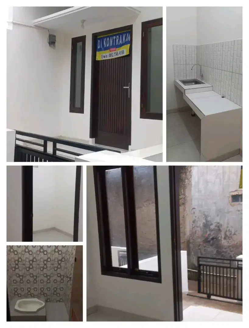 Disewakan rumah baru tahunan 1 KT 1 KM