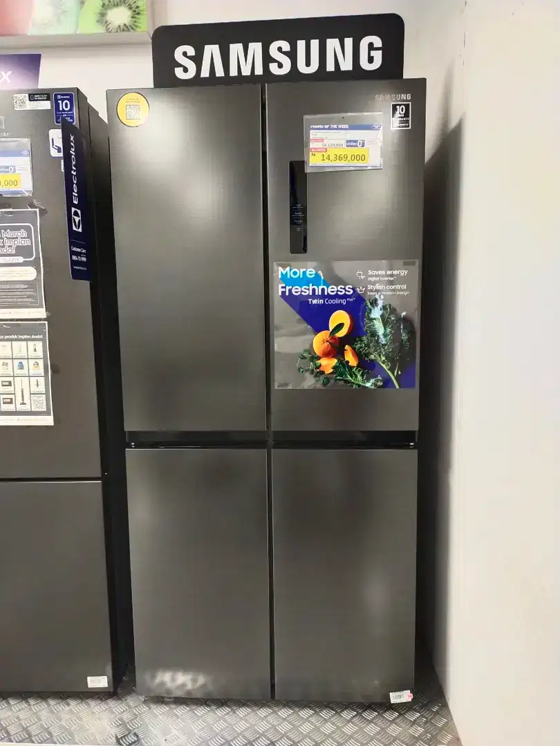 SAMSUNG REFRIGERATOR SBS 466L 0% BUNGA BEBAS1-2 KALI CICILAN